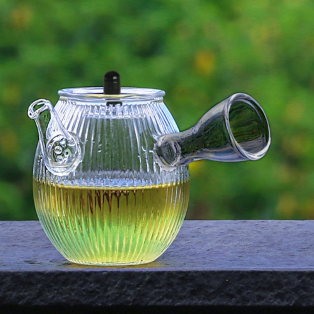 束光玻璃急须壶(280ml) - 茶具/茶杯 - 玻璃 透明
