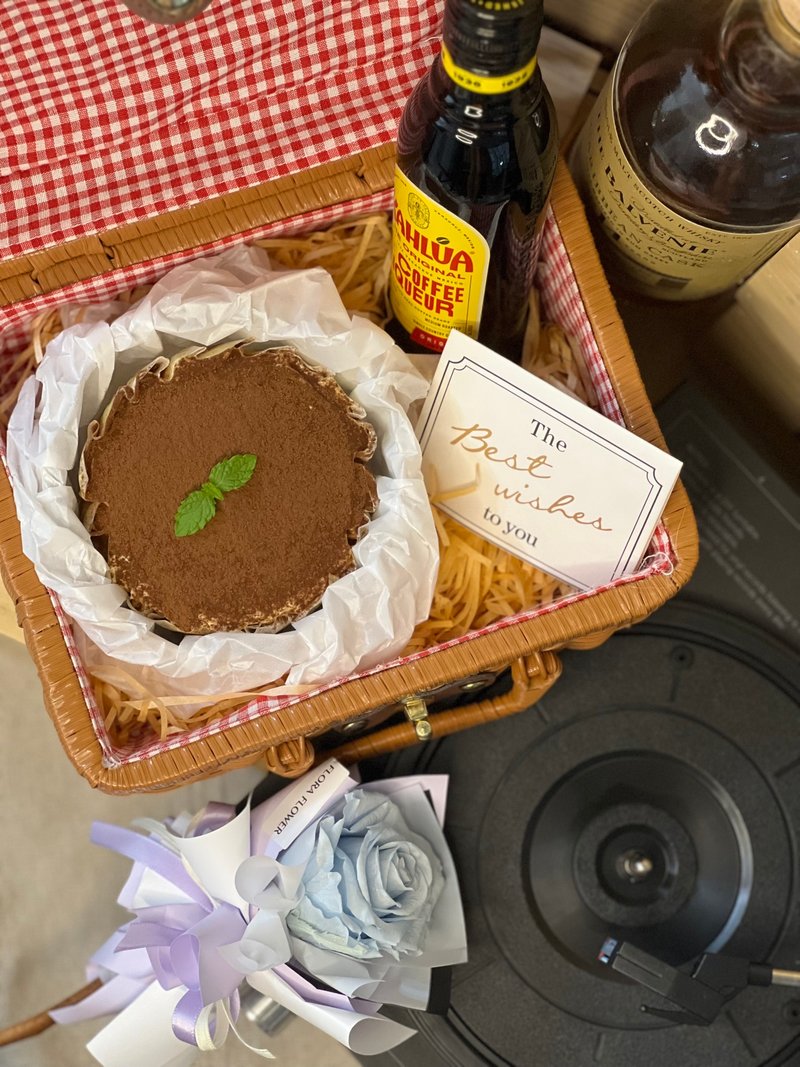 大人的 咖啡兰姆提拉米苏巴斯克 - 6寸 - 蛋糕/甜点 - 其他材质 