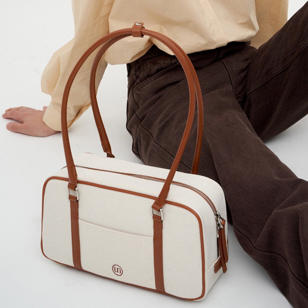 Korean Untidy Structure Bag - 手提包/手提袋 - 人造皮革 