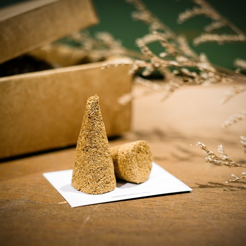 秘鲁圣木 - 手捻香椎 - 香薰/精油/线香 - 木头 卡其色