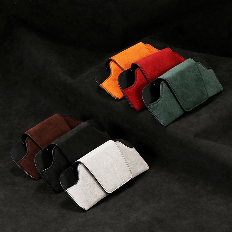 【超跑麂皮Alcantara】全车系适用 / 车用遮阳板眼镜盒 - 眼镜盒/眼镜布 - 防水材质 多色