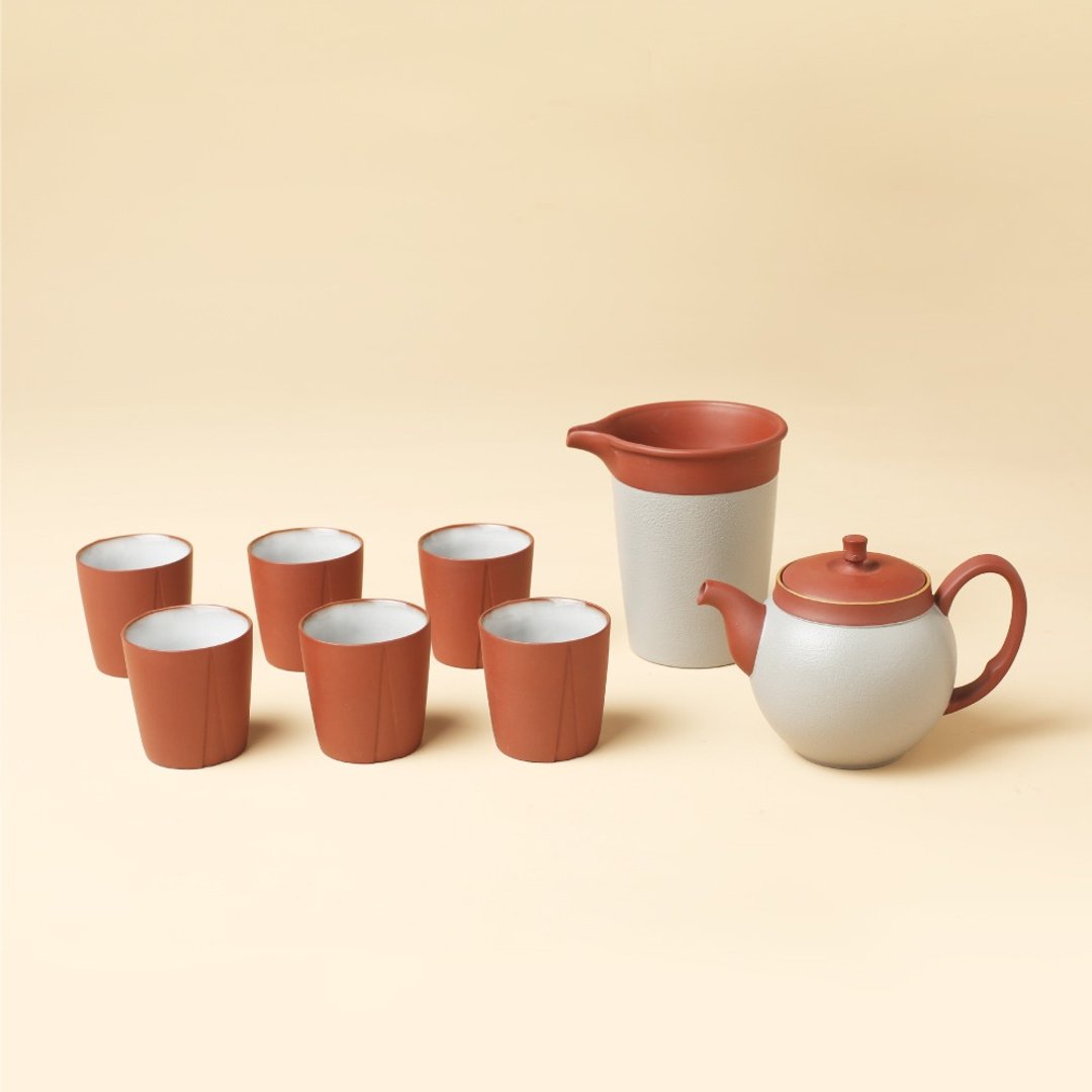 陆宝LOHAS 如鱼得水茶组 1壶1海6杯 茶具组 - 茶具/茶杯 - 陶 