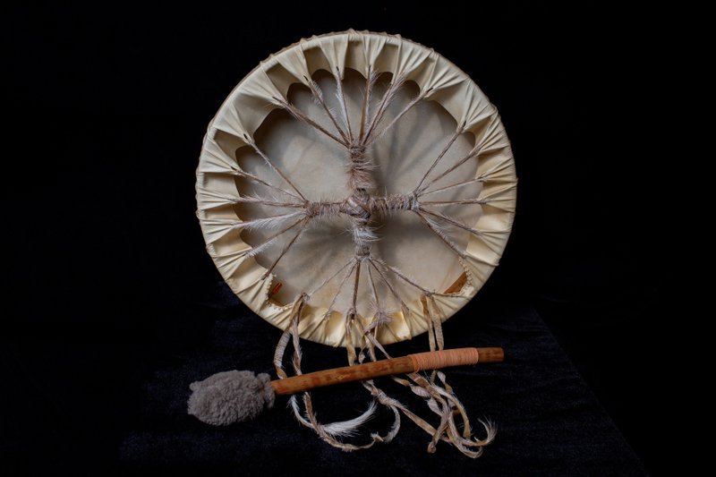 Ritual shaman drum 纯手工制作 传统手鼓 部落文化 音疗乐器 - 吉他/乐器 - 其他材质 