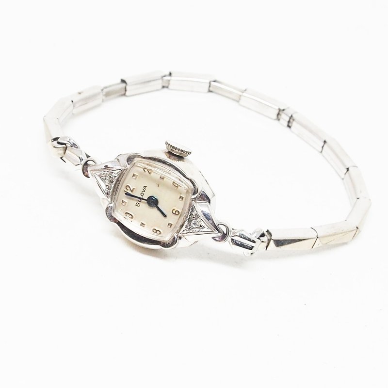 1950s Vintage Bulova 银手表 - 女表 - 其他金属 银色