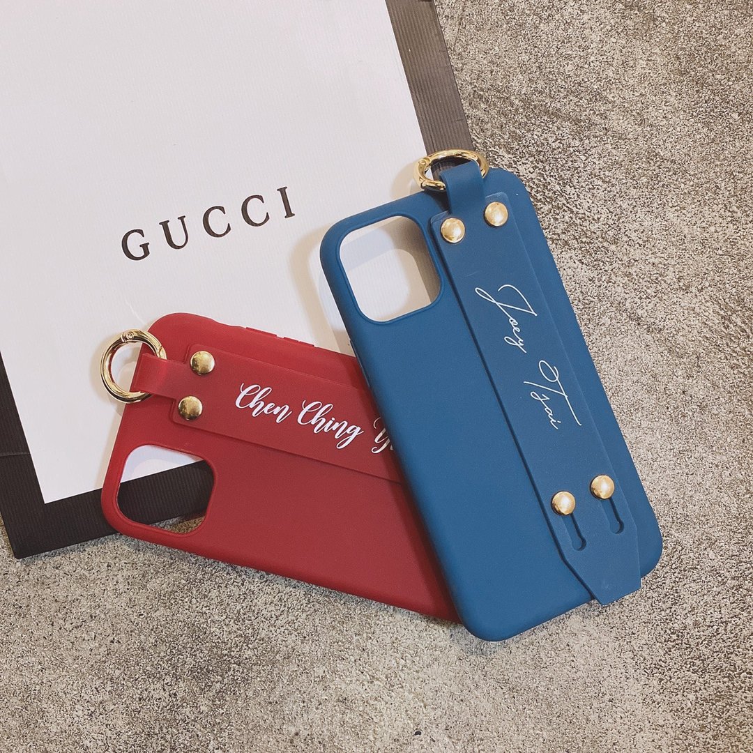 专属定制化手带手机壳 iPhone7 8 X XS XR 11等 (爱凤各型号皆可) - 手机配件 - 硅胶 多色