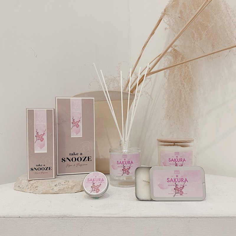 No.6 樱 SAKURA系列全品项-Take a Snooze眯一下台湾生活香氛 - 香水/香膏 - 精油 粉红色