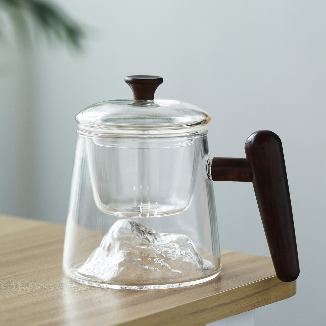 ZESEE  |  Snow Mountain 泡茶杯 - 玻璃杯 - 玻璃 白色