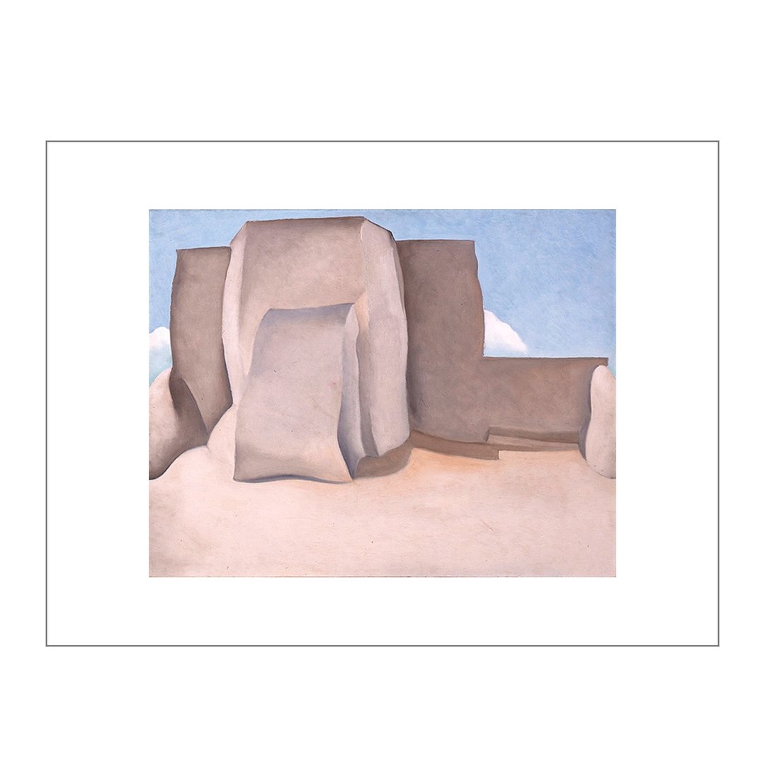 【原版海报】欧姬芙 Georgia O'Keeffe:Ranchos Church No. 1 - 海报/装饰画/版画 - 纸 