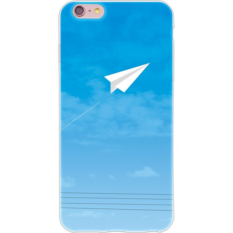 新创系列：【纸飞机】-ACE Chen-TPU手机保护壳《iPhone/Samsung/HTC/LG/Sony/小米/OPPO》 - 手机壳/手机套 - 硅胶 蓝色