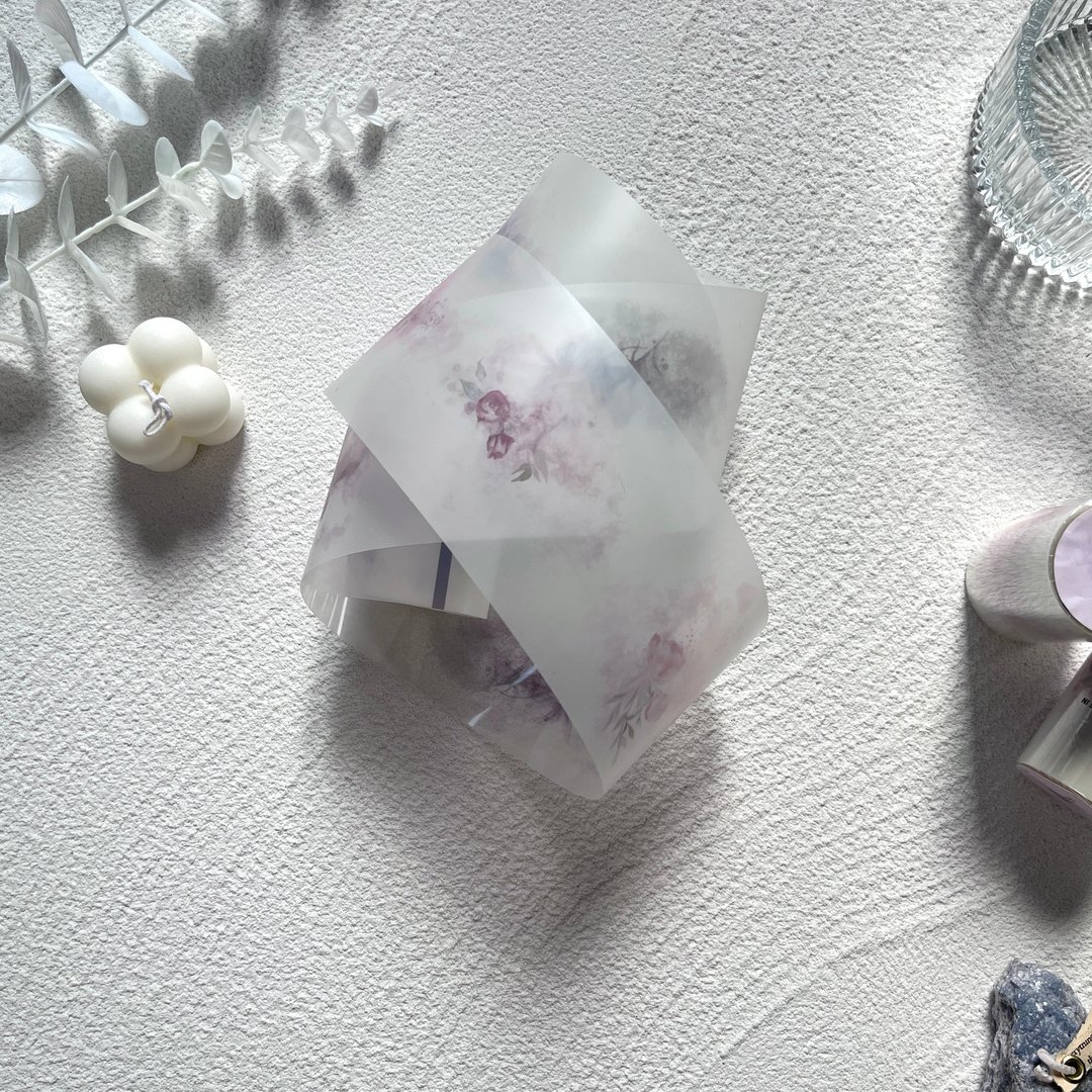 水彩玫瑰遮蔽胶带 - 贴纸 - 其他材质 多色