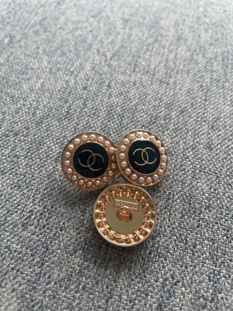 稀有 - Chanel香奈儿中古钮扣 - 附DIY材料 - 其他 - 其他金属 金色