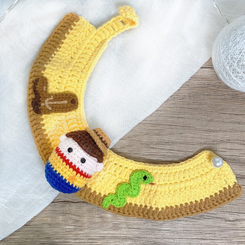 我的靴子里有蛇  宠物领巾  可爱版  狗猫领巾  针织领巾 卡通 - 其他 - 棉．麻 