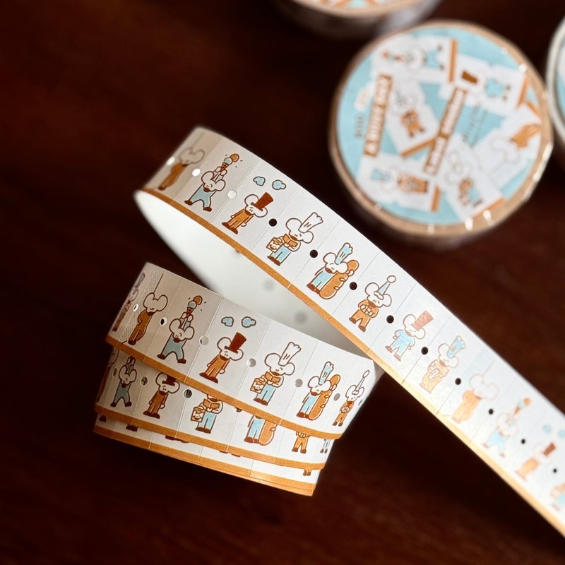 A Busy Day//Label sticker - 贴纸 - 纸 白色