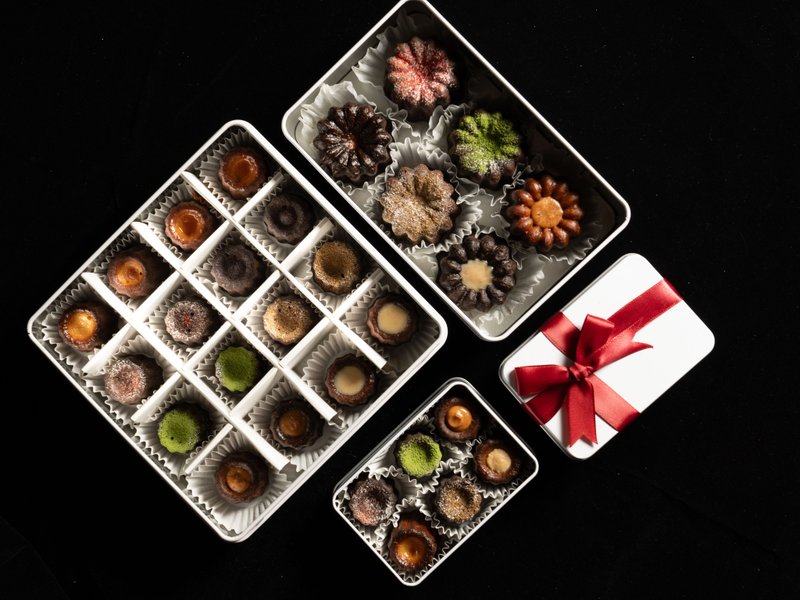 迷你可丽露6入/16入礼盒 - 蛋糕/甜点 - 新鲜食材 白色