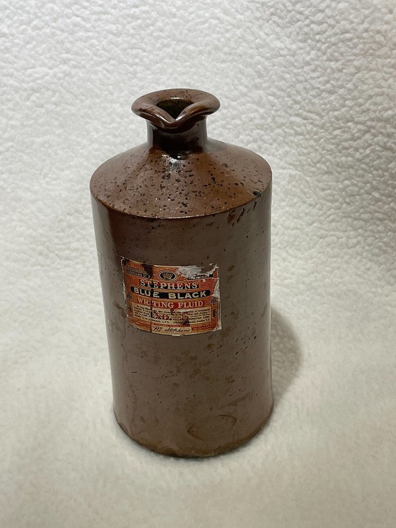 20世纪初英国古典陶土墨水瓶 - 其他书写用品 - 其他材质 咖啡色