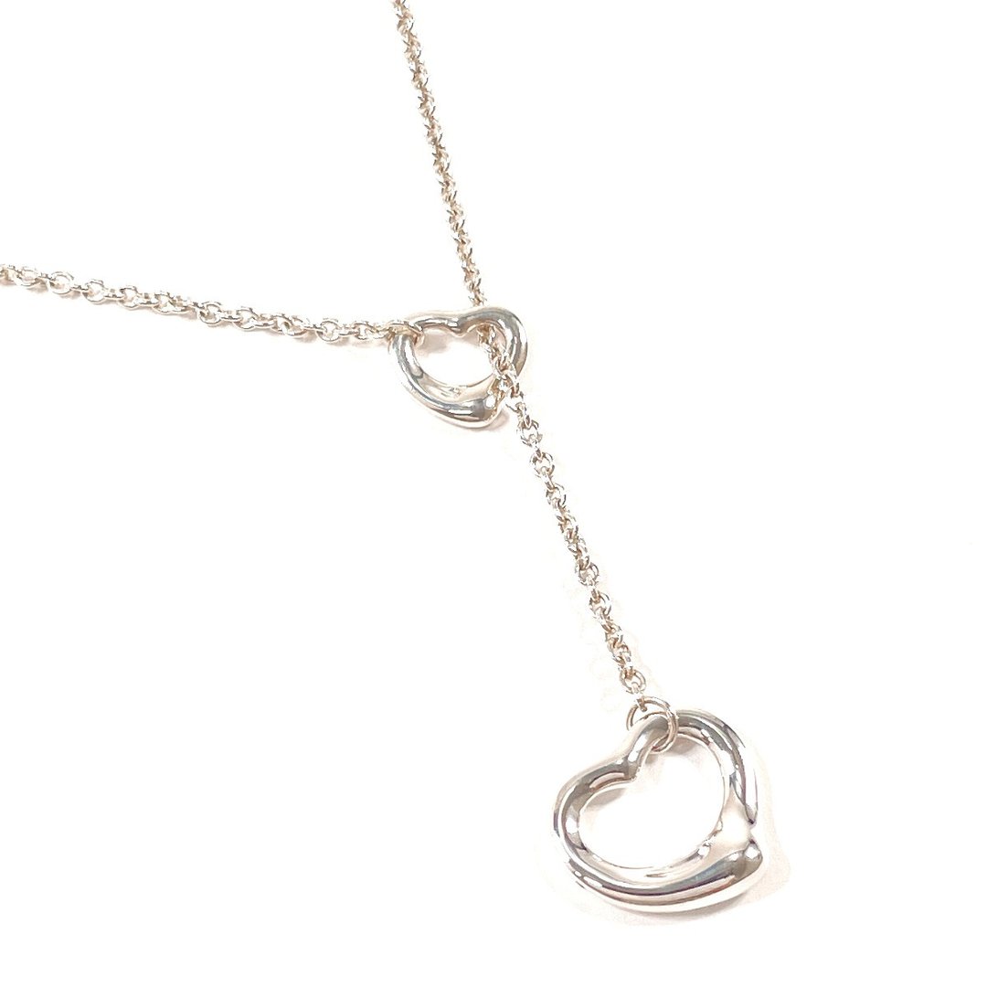 【日本直送 中古美品】蒂芙尼 TIFFANY&Co. 项链 坠饰 双环坠饰 Y字项链 Elsa Peretti 银 925 - 项链 - 纯银 银色