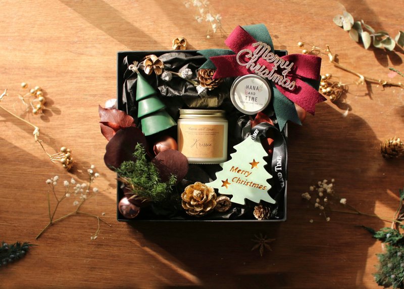 定制化礼物/圣诞礼盒/专属名字/手写文字蜡烛/圣诞礼物 - 蜡烛/烛台 - 其他材质 红色