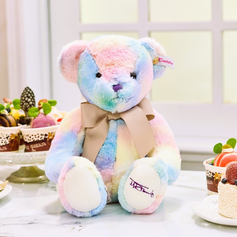 Candy Bear 彩虹英伦熊 30cm - 玩偶/公仔 - 聚酯纤维 多色