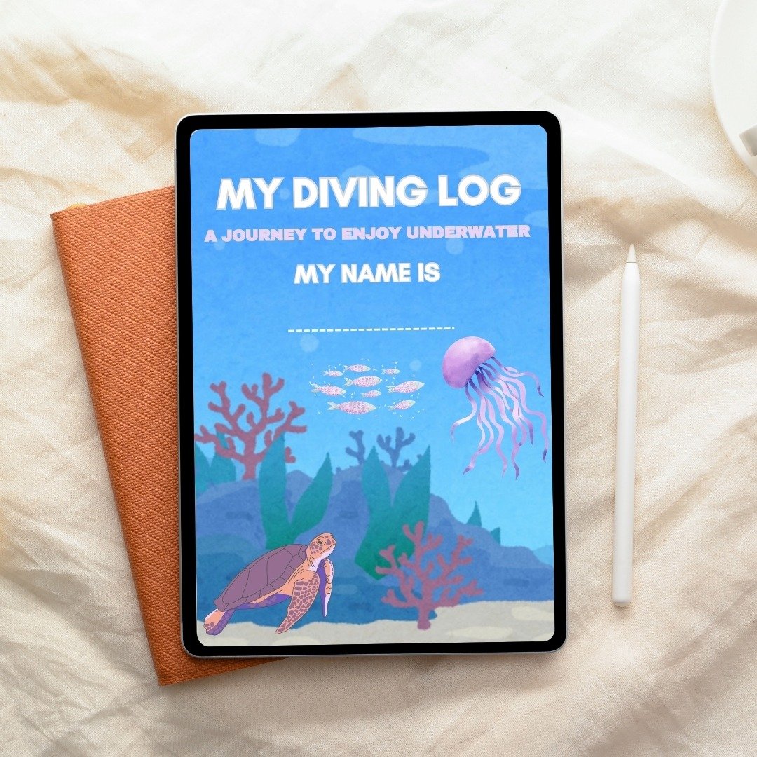 母亲节 礼物 潜水日志 电子潜水日记手帐 Dive Log ipad 平板 - 电子手帐及素材 - 其他材质 