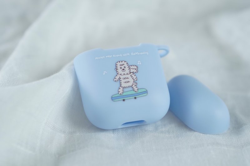 贵宾狗溜滑板 Airpods/ Airpods pro 保护套 - 数码小物 - 塑料 黄色
