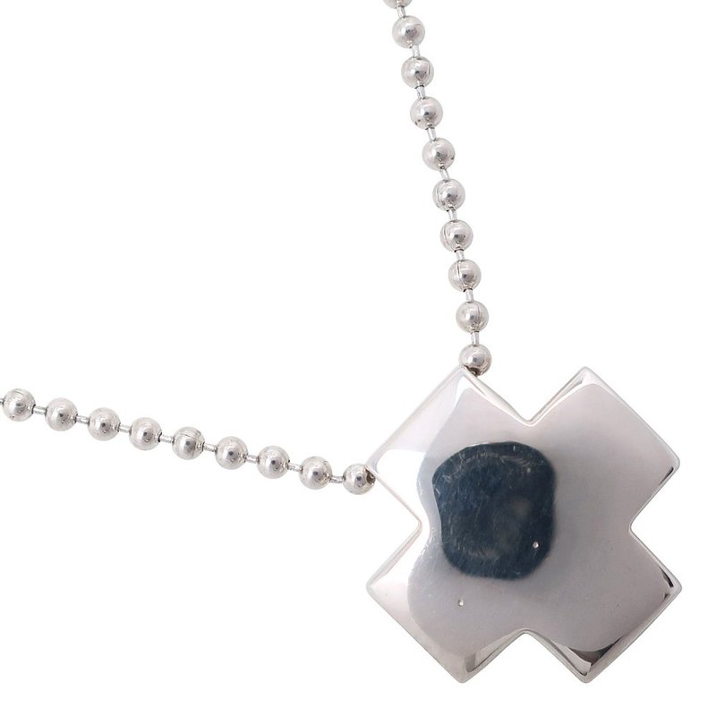 【日本直送】蒂芙尼 TIFFANY&Co. Roman Cross 罗马十字 项链 银 925 十字架 约 14.1g 女性用【二手】 - 项链 - 银 银色