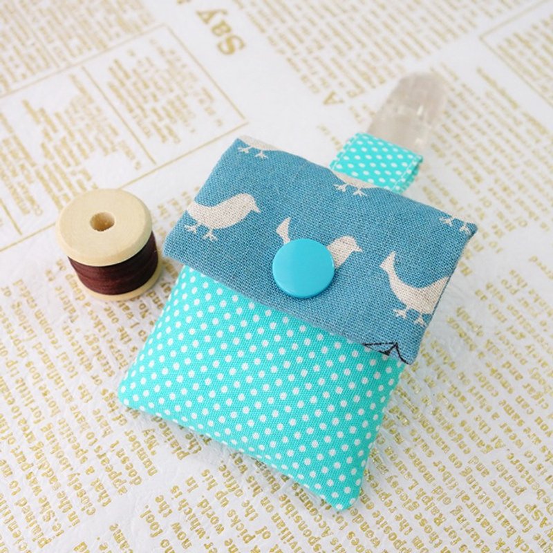 幸福的青鸟-平安符袋、平安符夹-明-unicorn - 其他 - 棉．麻 蓝色