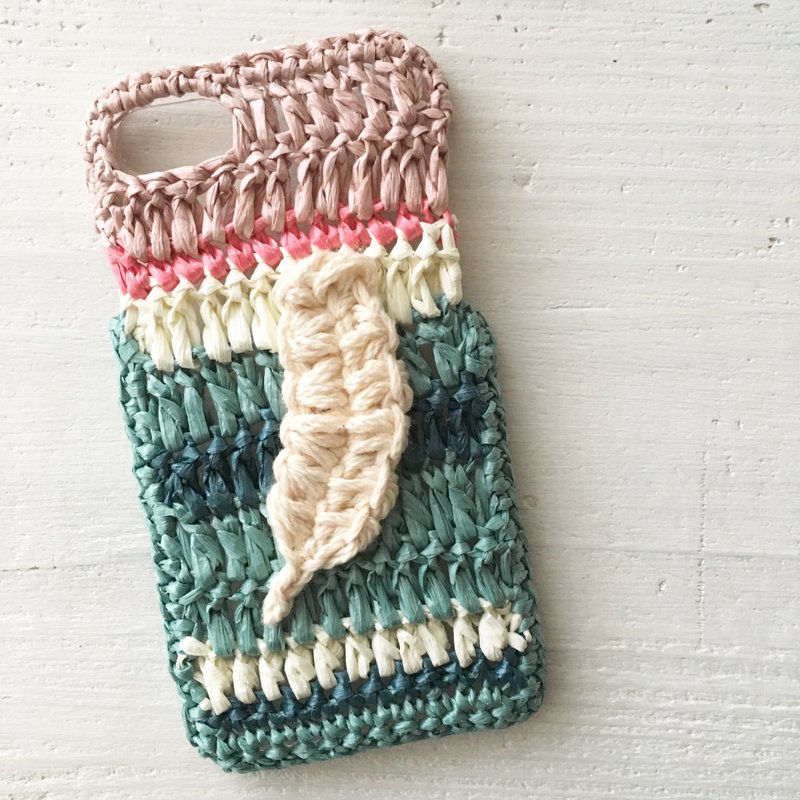 iPhone case feather moroccan - 手机壳/手机套 - 其他材质 粉红色