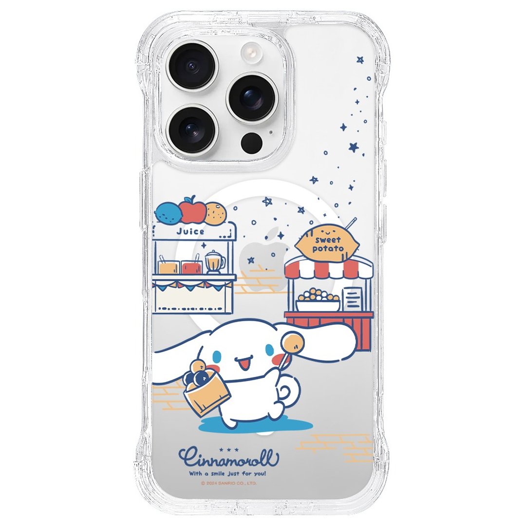 大耳狗 QQ地瓜球 磁吸透明支架手机壳 iPhone 16 15 14 13 ProMax - 手机壳/手机套 - 其他材质 透明