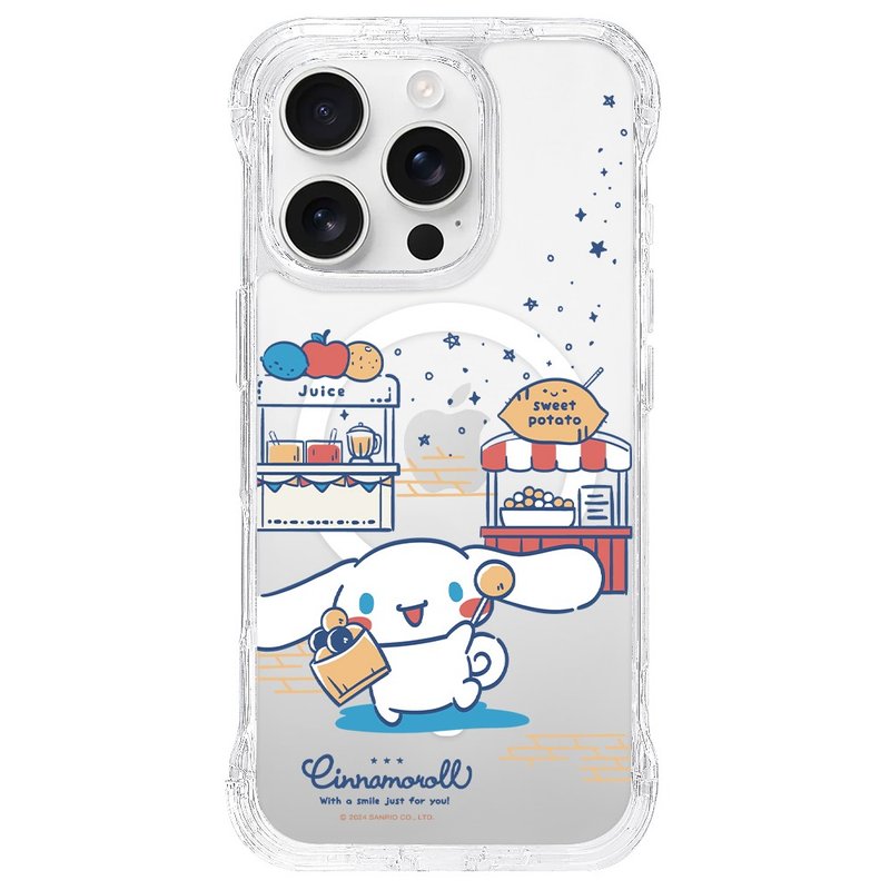 大耳狗 QQ地瓜球 磁吸透明支架手机壳 iPhone 16 15 14 13 ProMax - 手机壳/手机套 - 其他材质 透明
