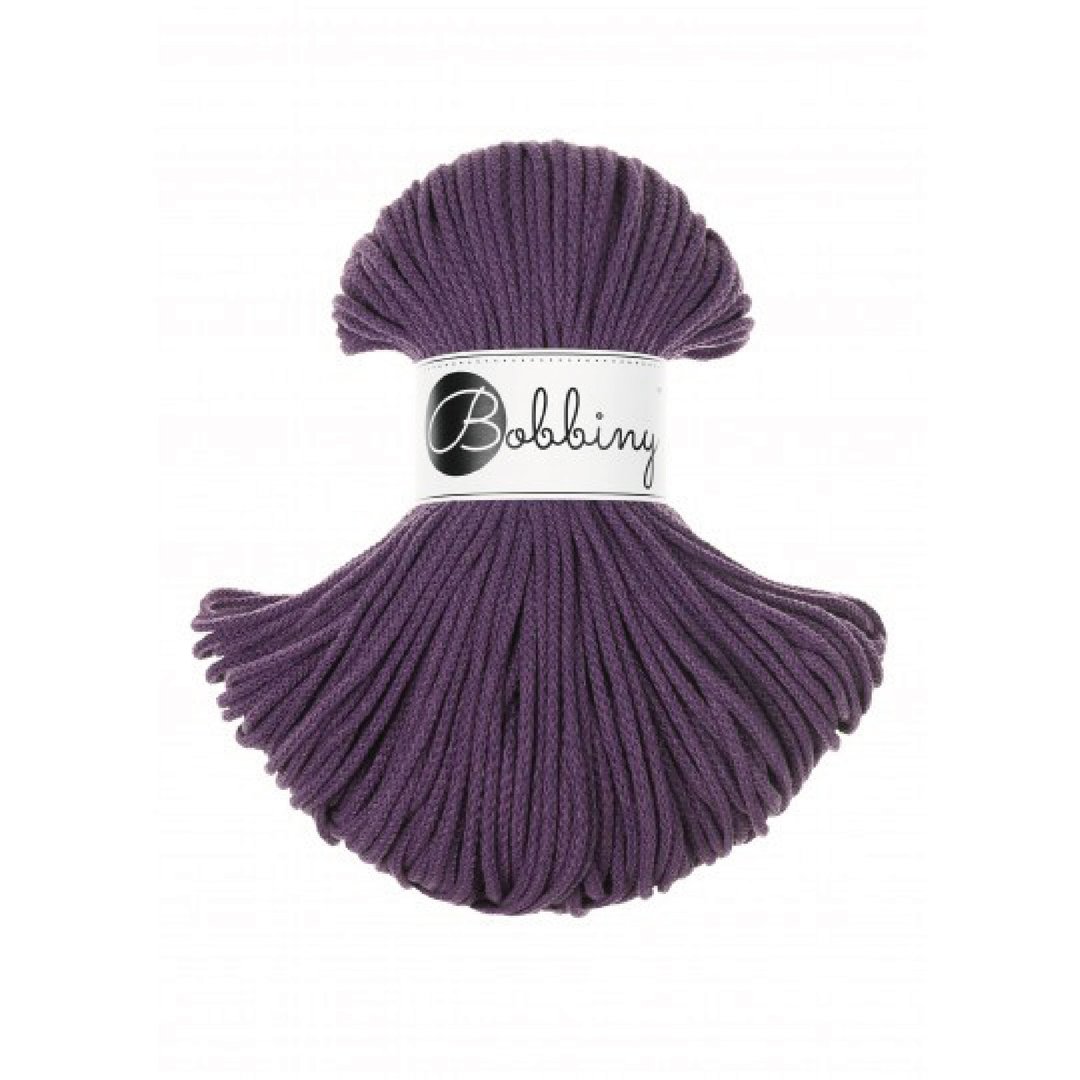 BOBBINY环保线材 5mm 辫子绳 VIOLET - 编织/刺绣/羊毛毡/裁缝 - 棉．麻 紫色