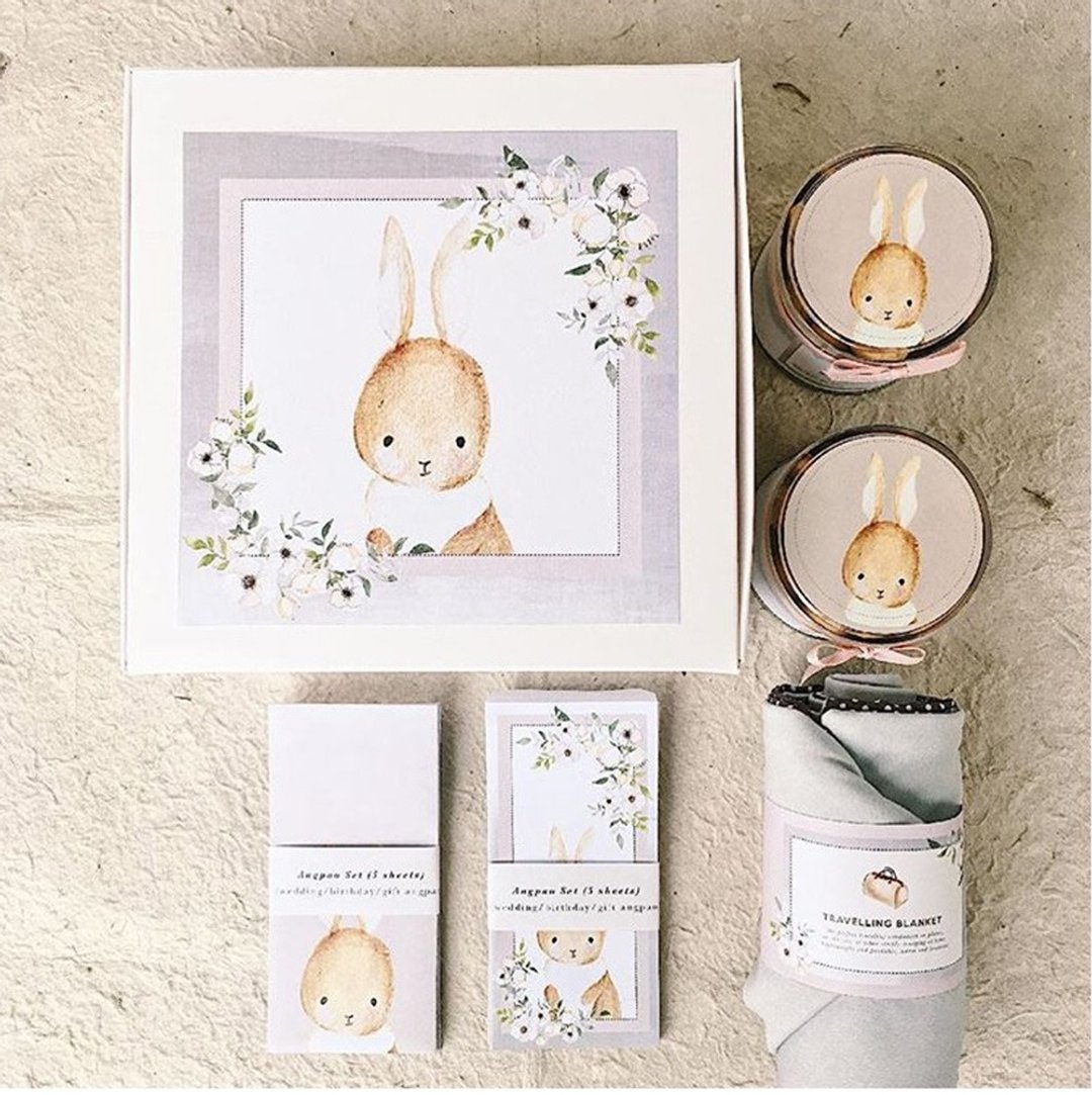 Hampers Set Blanket + Cookies Jar - 满月礼盒 - 其他材质 