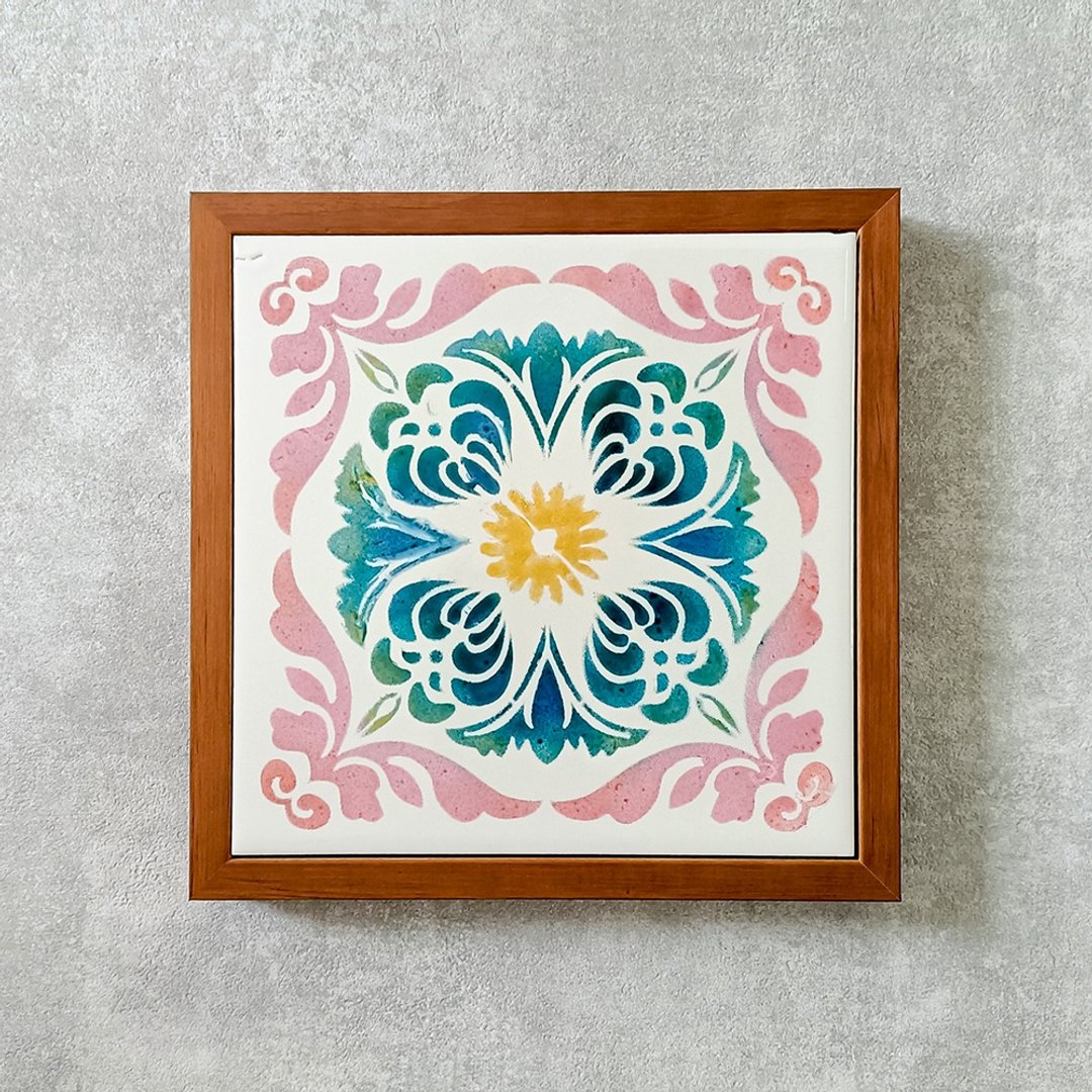 【体验】台中磁砖拓印隔热垫初体验 - 插画/绘画/写字 - 其他材质 