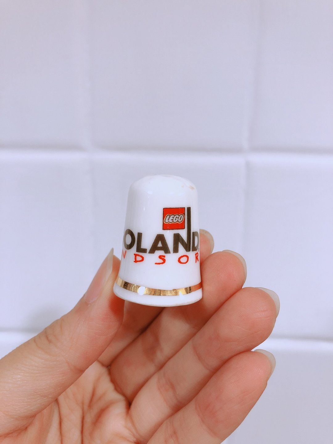英国古董瓷制顶针 品牌系列 A款 LEGO - 摆饰 - 瓷 