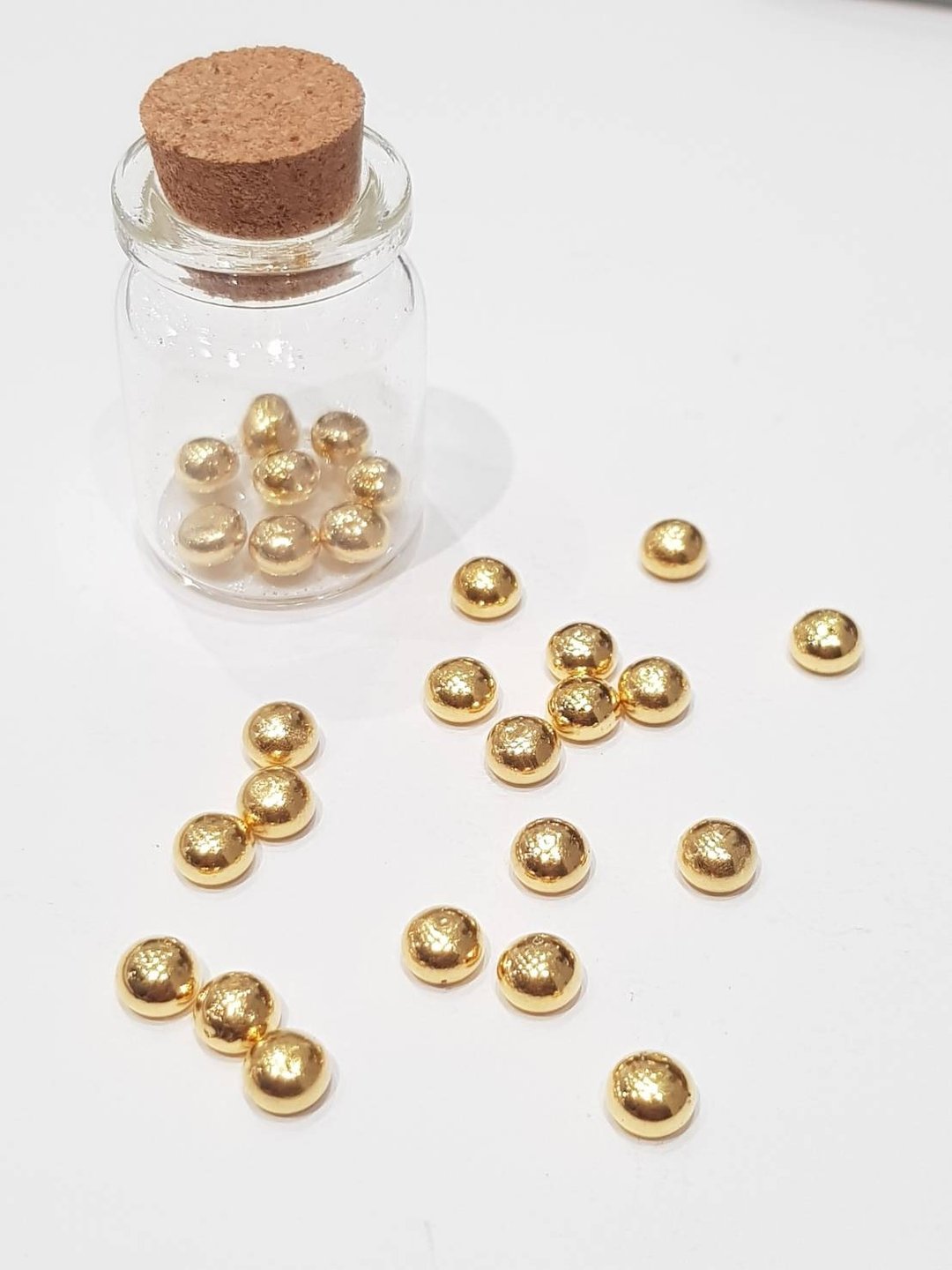 纯黄金9999-1克小金豆-单颗-金块原料制作-赠送收纳瓶 - 其他 - 24k 金 金色