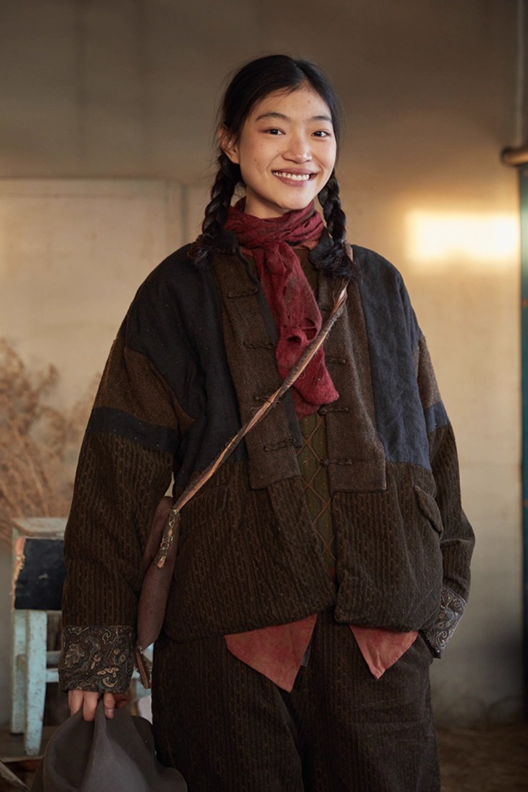 复古文青 盘扣羊毛棉服外套 - 女装休闲/机能外套 - 其他材质 多色