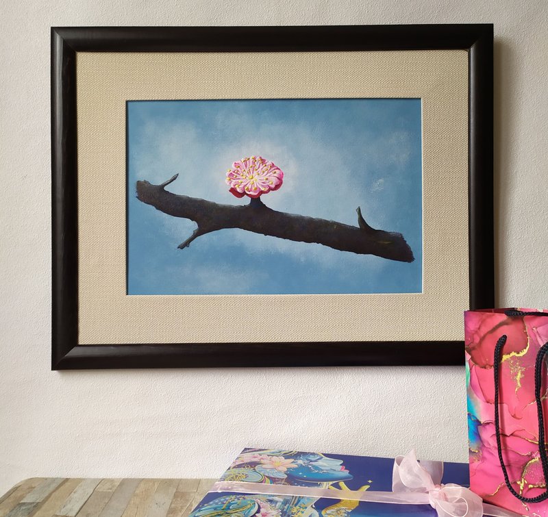 野梅花的画法 - 墙贴/壁贴 - 纸 多色