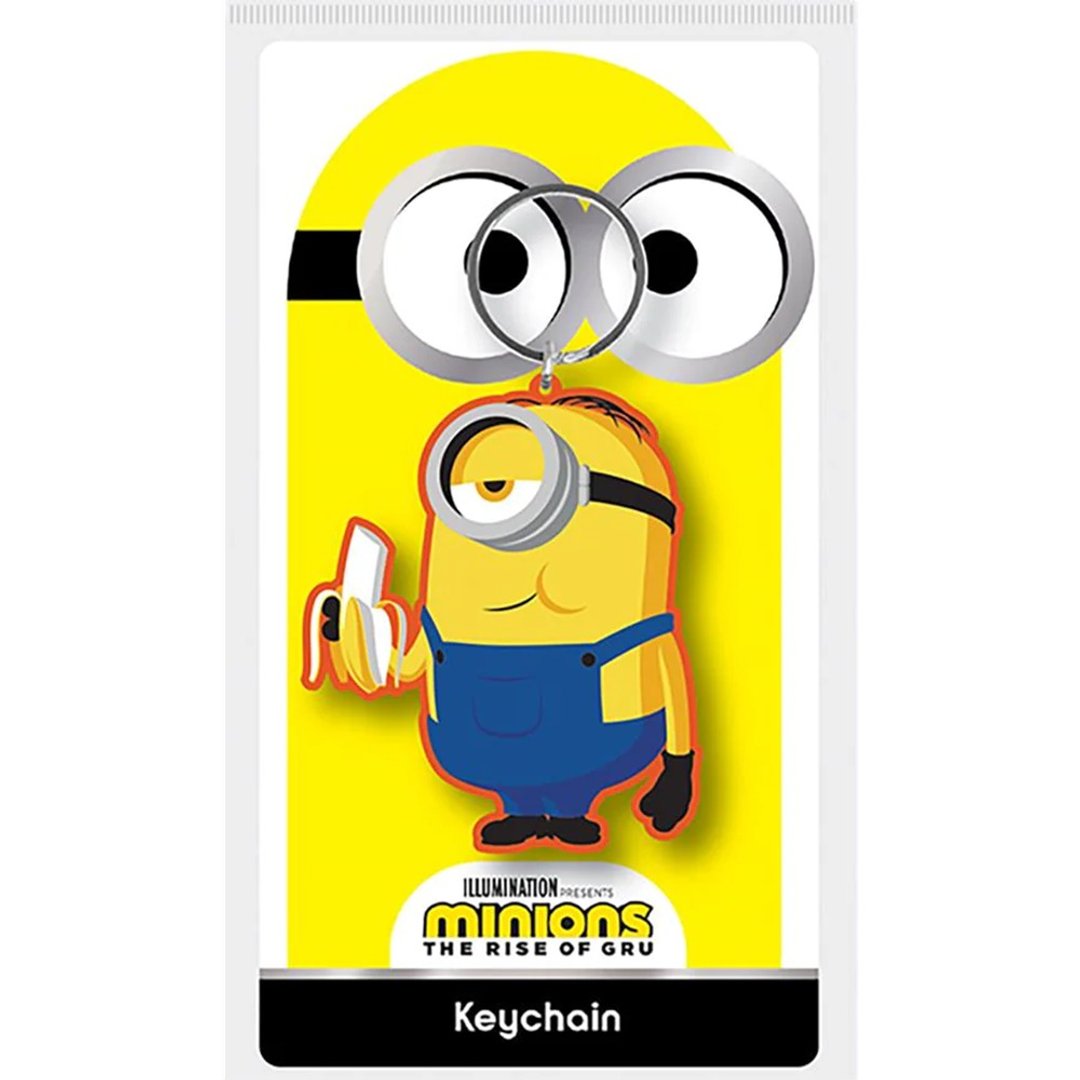 【小小兵】史都华钥匙圈/Minions/Stuart - 钥匙链/钥匙包 - 橡胶 多色