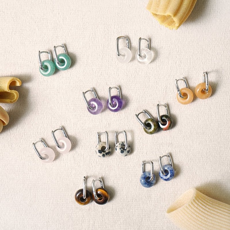 Dough 耳环 – 工作, 财富, 爱情 - 耳环/耳夹 - 宝石 