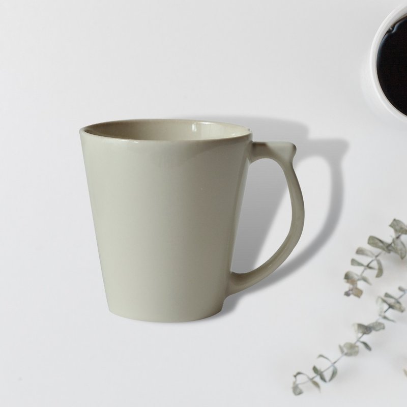 【米其林餐厅选用】Jars Vuelta法国制陶瓷马克杯 【两色】 - 咖啡杯/马克杯 - 陶 白色