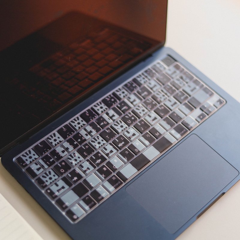 【键盘膜】复古 - 通花铁闸 - 电脑配件 - 硅胶 灰色