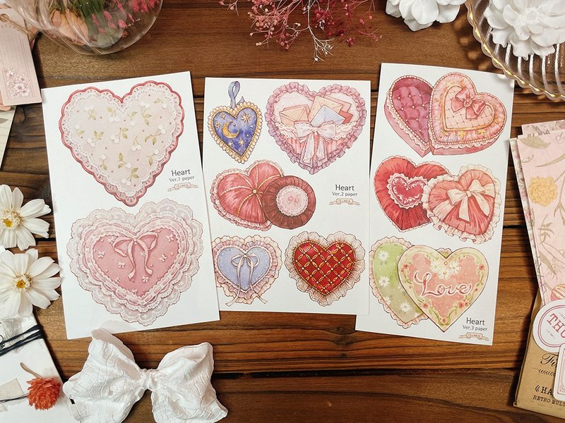 *心形 - 贴纸 - 纸 