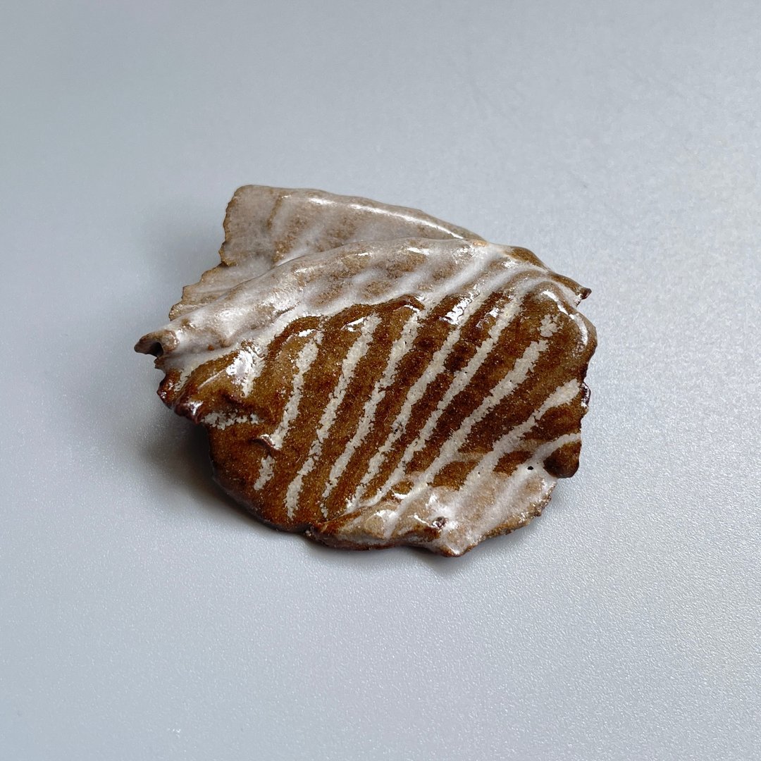 @studio_florero 陶片 茶针置 | 匙置 - 茶具/茶杯 - 陶 咖啡色