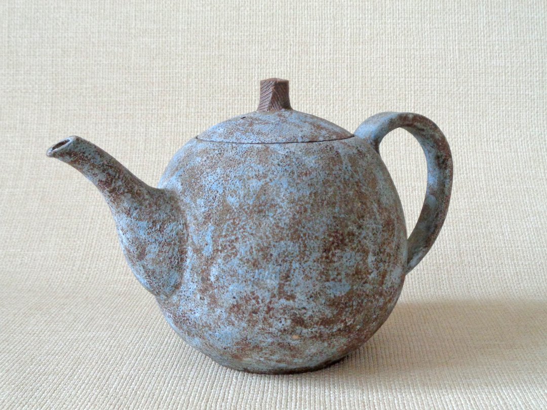 青彩注器 d - 茶具/茶杯 - 陶 蓝色