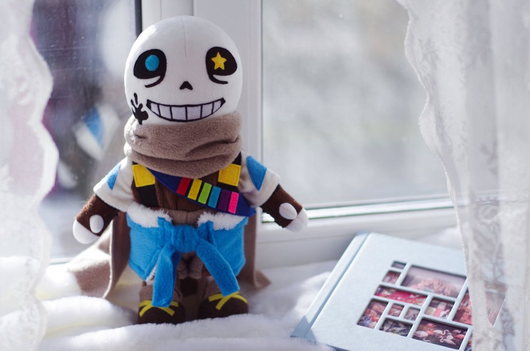 Ink Sans Undertale AU Inktale Collectible Doll | Made to Order - 玩偶/公仔 - 聚酯纤维 蓝色