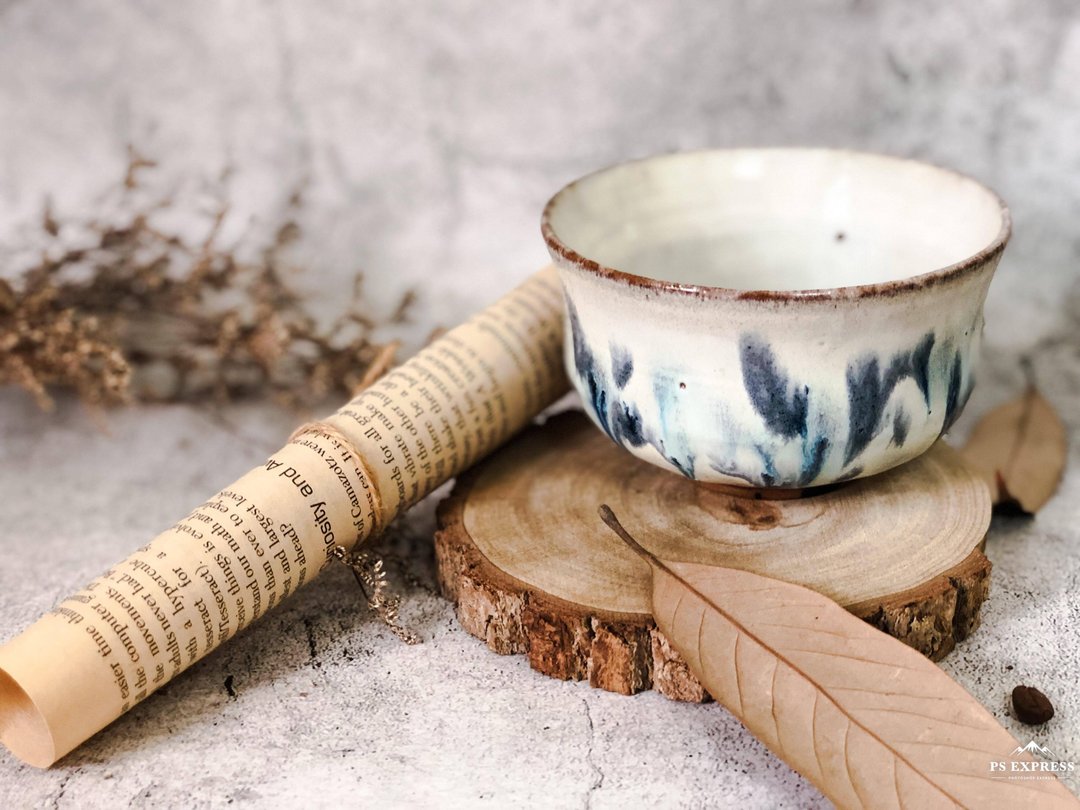 日式简约茶碗 - 茶具/茶杯 - 陶 白色