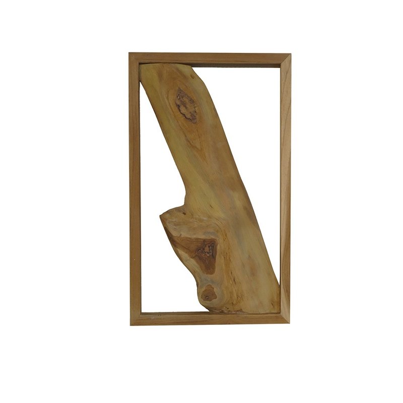 【吉迪市100%原木家具】LT-086A 原木版画 壁挂 挂画 装饰 壁饰 - 摆饰 - 木头 咖啡色