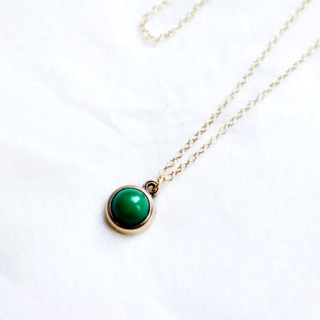 【卡片项链Card Necklace】台湾 国立历史博物馆 常玉 荷 - 项链 - 其他金属 