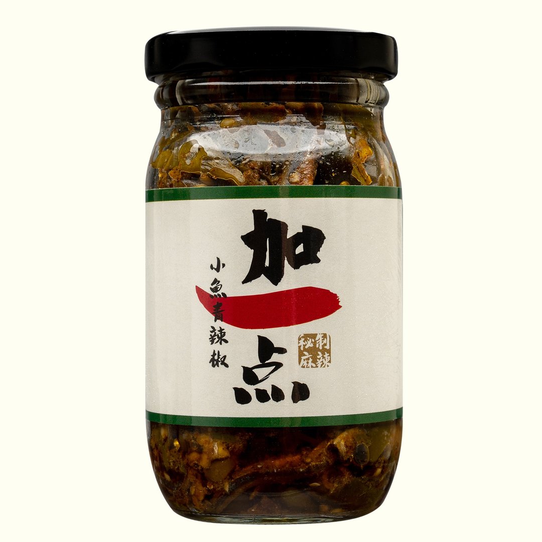 加一点 鬼椒小鱼青辣椒 超辣 丁香鱼 卞家 防空洞 - 酱料/调味料 - 玻璃 