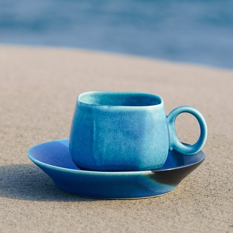 为蓝系列 - 方型咖啡杯组 | 礼品 - 其他杯子 - 瓷 蓝色