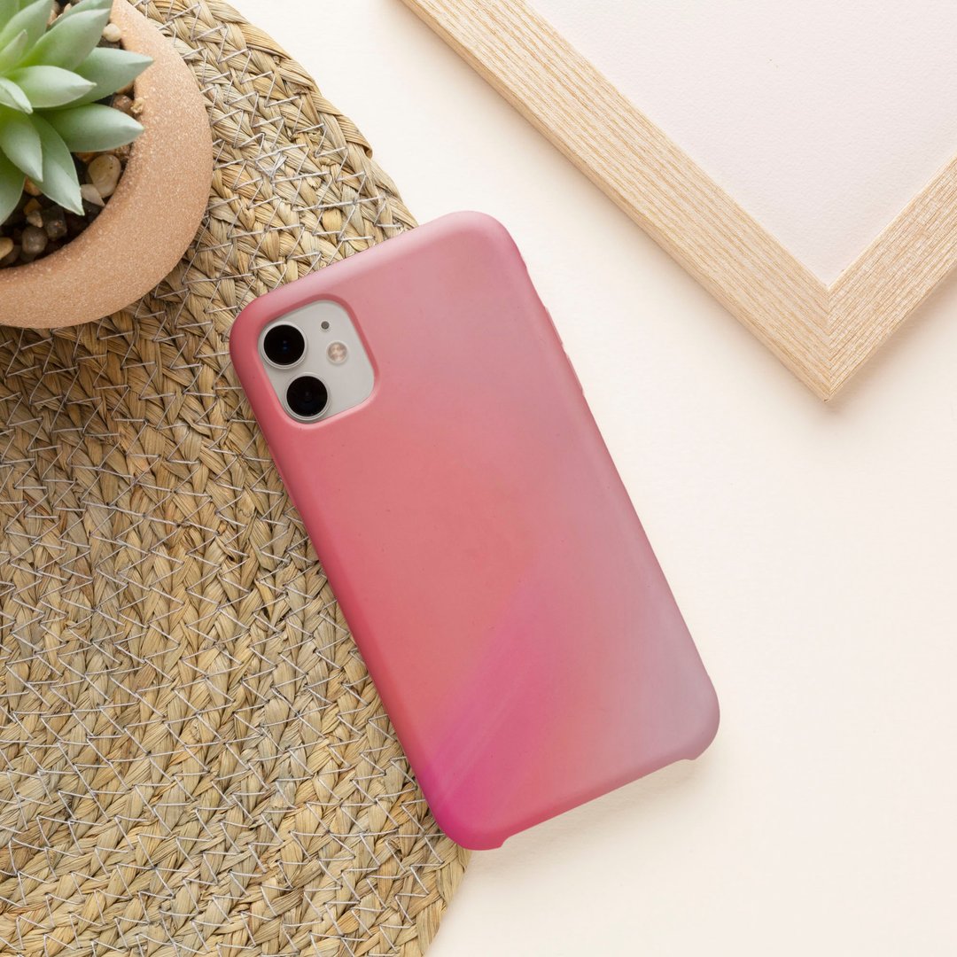 客制手机壳 iPhone 14 13 Pro Matte 复古复古抽象179橙红 - 手机壳/手机套 - 塑料 多色